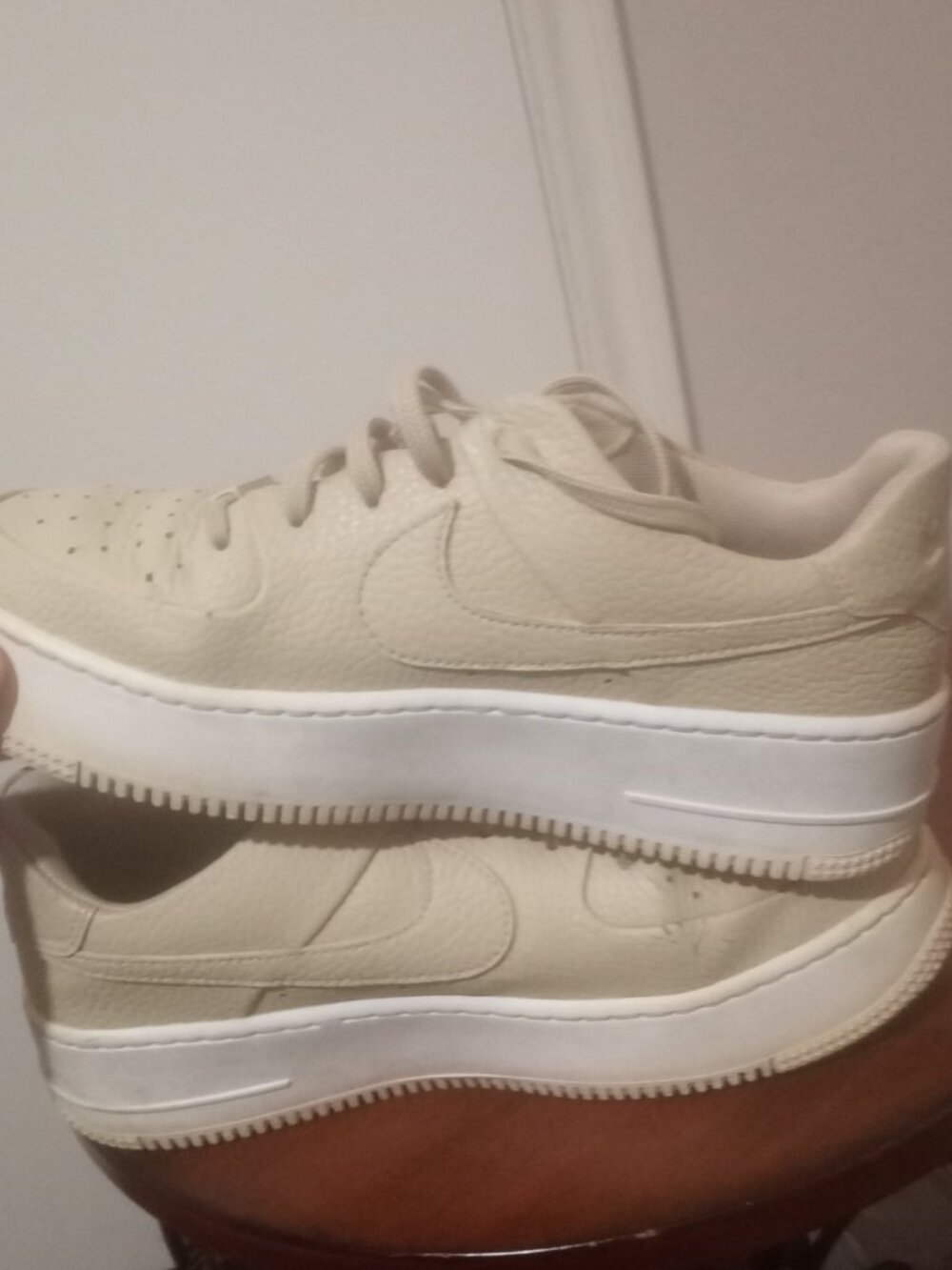 Nike Sneakers Womens Size 8 AF1 Sage Low 2 Desert Ore White CT0012 200 Shoes - Picture 11 of 14